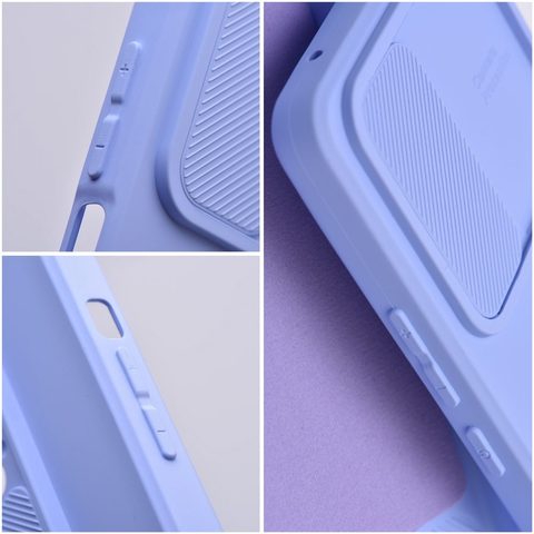 Obal / kryt na Samsung Galaxy A12 fialový - SLIDE Case