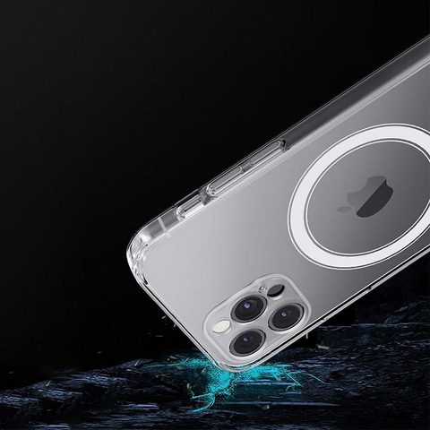 Obal / kryt na Apple iPhone 14 Pro Max Transparentní - Clear Mag Cover case