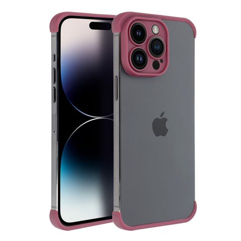 Obal / kryt na Apple iPhone 14 fialový (ochrana fotoaparátů) - MINI BUMPERS