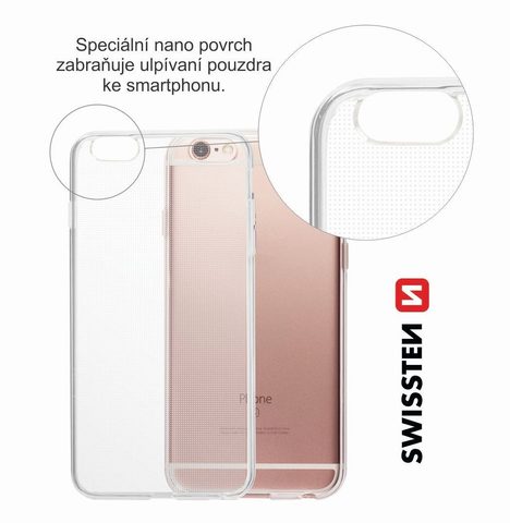 Pouzdro na Xiaomi Mi A2 - transparent Swissten Clear Jelly