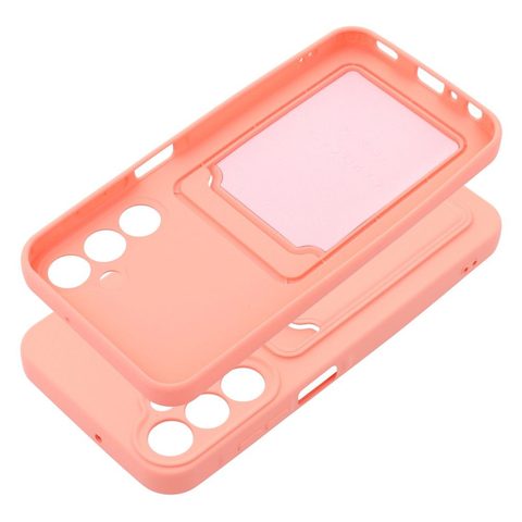 Obal / kryt na Samsung Galaxy A25 5G růžový - CARD Case