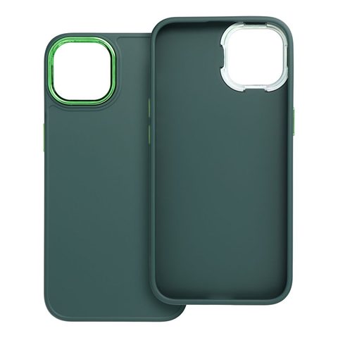 Obal / kryt na Apple iPhone 14 zelený - FRAME