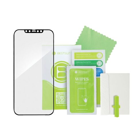 Edzett / védőüveg Bestsuit Flex-Buffer Hybrid Glass 5D üveg antibakteriális Biomaster réteggel az Apple iPhone Xs Max/11 Pro Max készülékhez fekete