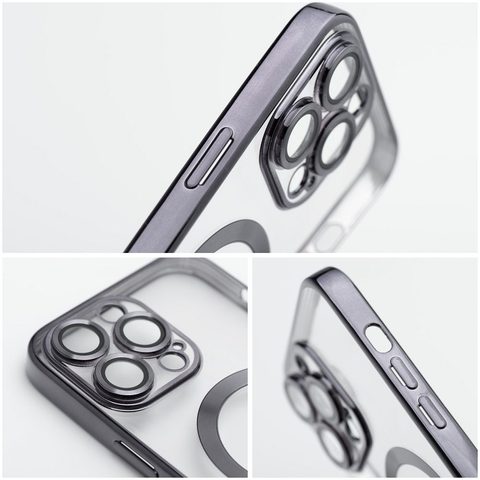 Obal / kryt na Apple iPhone 14 PRO MAX čierne - Electro Mag Cover