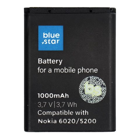 Akkumulátor BL-5B Nokia 6020/5200/5300/3220/5140 1000 mAh Li-Ion Blue Star Premium akkumulátor