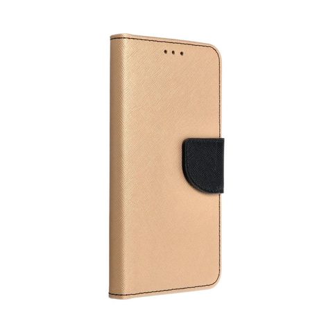 Pouzdro / obal na Xiaomi Redmi 9 zlaté - knížkové Fancy Book