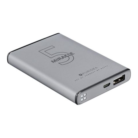 Powerbank 5 000 mAh, szürke - PURIDEA S12