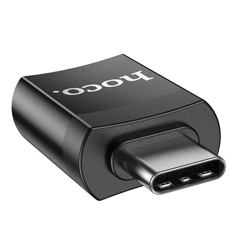 Adaptér / redukce USB A, Typ C černá - HOCO