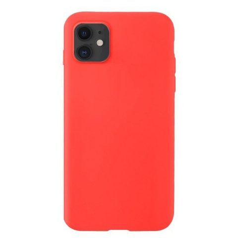 Obal / kryt pre Huawei P40 červený - silikónový