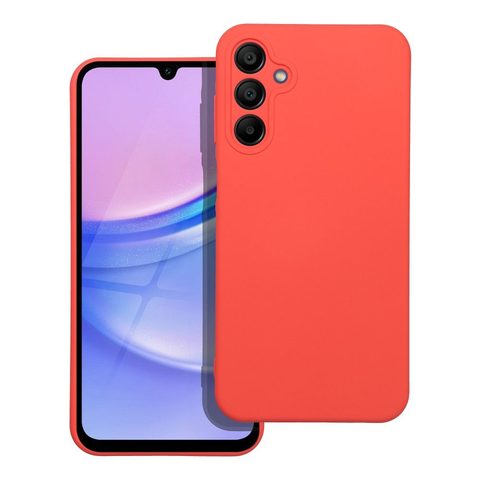 Obal / kryt na Samsung Galaxy A15 5G oranžový - Silicone Case