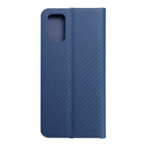 tok / borító Samsung Galaxy A03s kék - könyv Forcell Luna Book Carbon