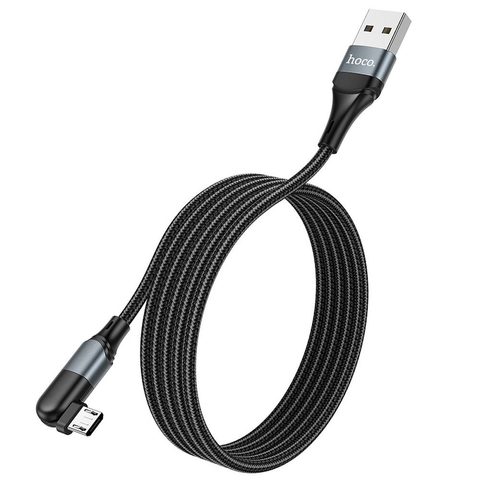 Kabel micro USB 1m, černý - HOCO