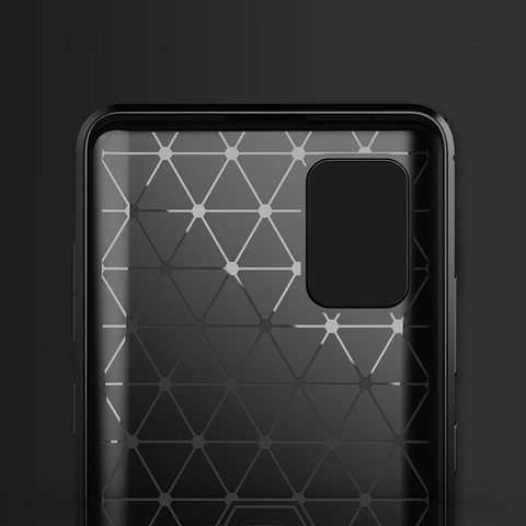 Obal / kryt na Samsung Galaxy A51 5G černý - Forcell Carbon