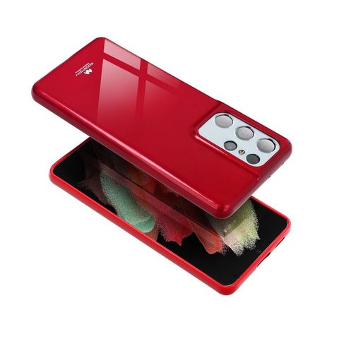 Obal / kryt pre Samsung Galaxy A21 červený - Jelly Case Mercury