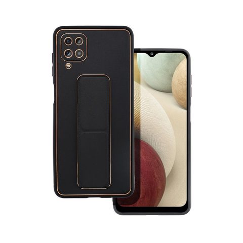 Obal / kryt na Samsung Galaxy A13 4G (LTE) černý - Leather Case se stojánkem