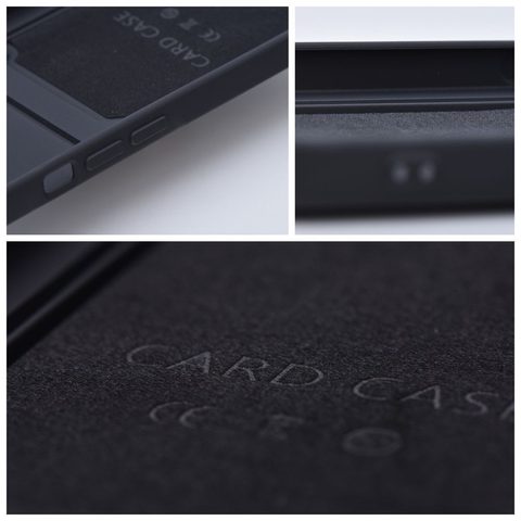 Obal / kryt na Apple iPhone 15 čierne - CARD Case