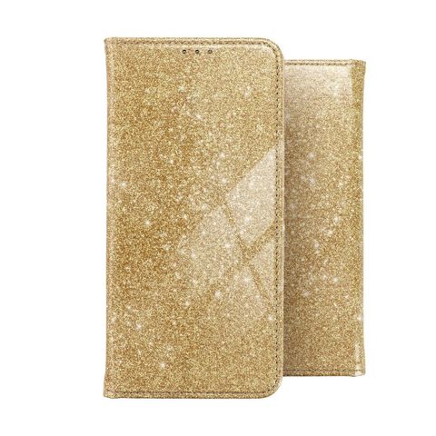 Puzdro / obal pre Samsung Galaxy S21 Ultra zlaté - kniha SHINING