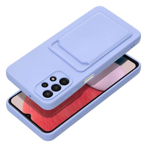 Obal / kryt na Samsung Galaxy A13 5G fialový - Forcell Card case