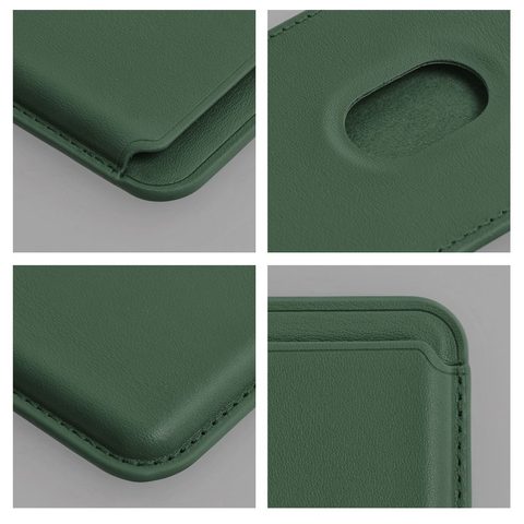 Peněženka tmavě zelená - Leather Mag