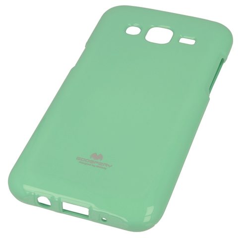 Obal / kryt na Samsung Galaxy J5 mentolově zelený - Jelly Case