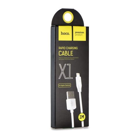 Datový / nabíjecí kabel iPhone lightning 2 metry (X1) bílý - HOCO