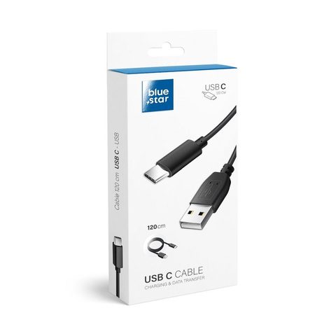 USB adatkábel Blue Star Lite - micro USB C típusú kábel