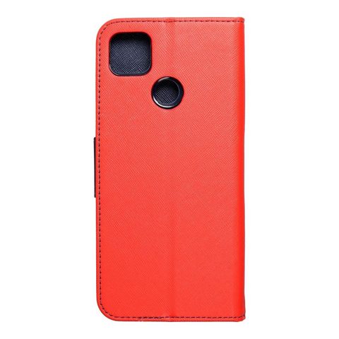 Puzdro / obal pre Xiaomi Redmi 9C - červené - kniha Fancy book