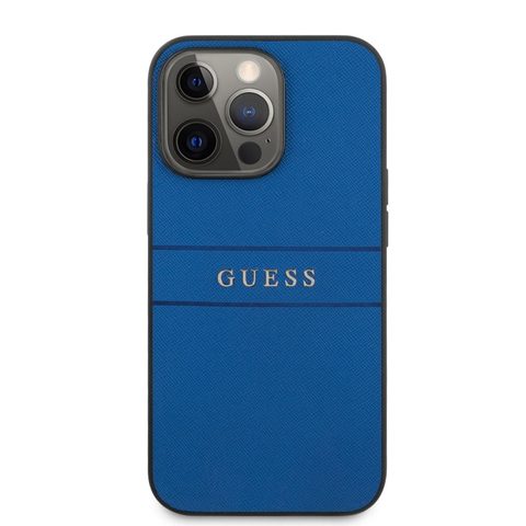 Obal / kryt na Apple iPhone 13 Pro modrý - Guess