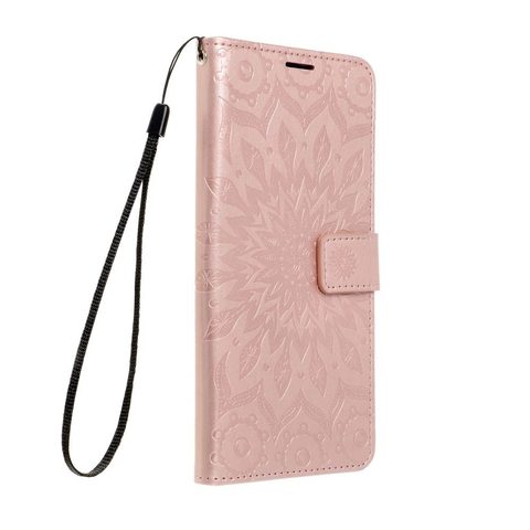 Pouzdro / obal na Samsung Galaxy A42 5G mandala rose gold - knížkové Forcell MEZZO Book