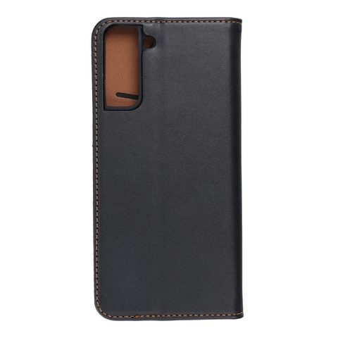 Pouzdro / obal na Samsung Galaxy S21 Plus černé - knížkové Leather Forcell case SMART PRO