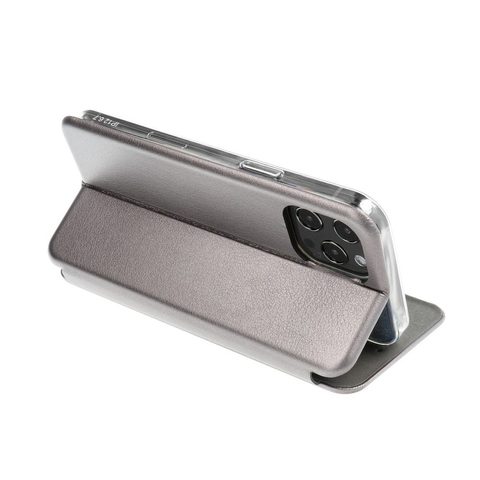 Pouzdro / obal na Huawei P30 Lite šedé - knížkové Forcell Elegance