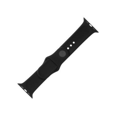 Szilikon szíjak készlete FIXED szíj Apple Watch 42mm / 44mm fekete színhez