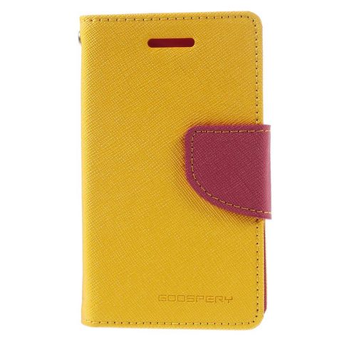 Pouzdro / obal na Samsung Galaxy ACE NXT žluto-růžové - knížkové Fancy Diary