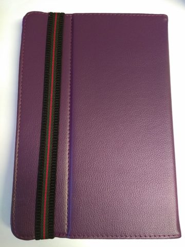 Univerzálne puzdro / obal na tablet (10") fialové - kniha