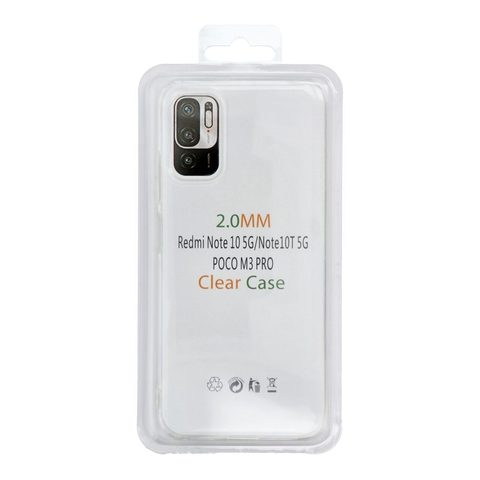 Fedél / borító Xiaomi Redmi Note 10 Pro átlátszó - TISZTA tok 2mm BOX