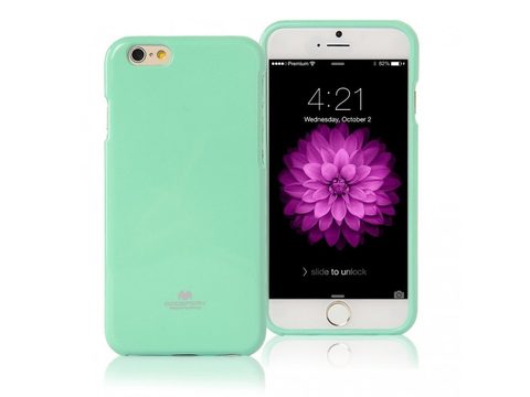 tok / borító Apple iPhone 6 / 6S menta - JELLY