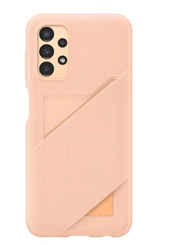 Obal / kryt na Samsung Galaxy A13 5G s kapsou na kartu   - růžový originál Samsung