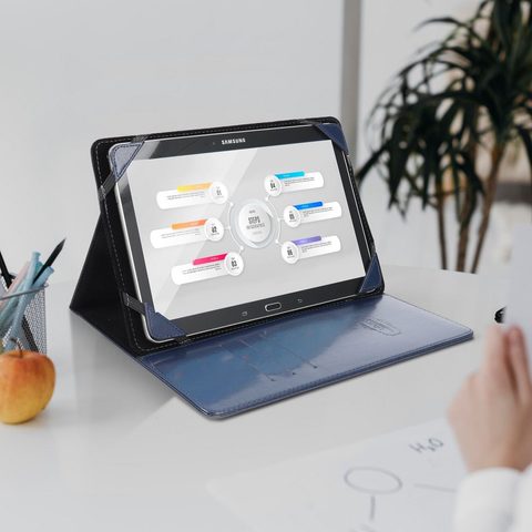 Pouzdro / obal na tablet univerzální 8" modré - Blun