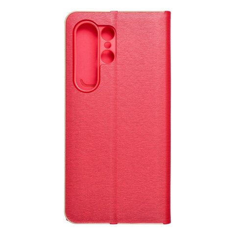 Pouzdro / obal na Samsung Galaxy S24 Ultra červené - knížkové LUNA Book
