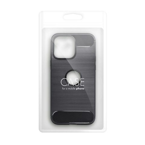 Obal / kryt iPhone 12 / 12 Pro čierne - Forcell Carbon