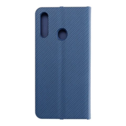 tok / borító Samsung Galaxy A20s kék - könyv Forcell LUNA Carbon