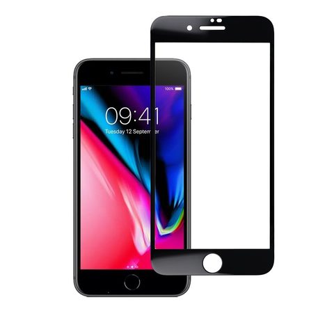 Tvrzené / ochranné sklo Apple iPhone 8 Plus černé - Blue Star 3D