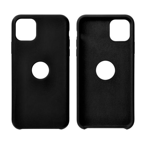 Obal / kryt na Samsung Galaxy A12 černý - Forcell Silicone Case