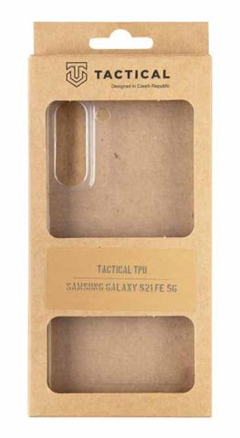 Fedél / borító Samsung Galaxy S21 FE Tactical TPU átlátszó