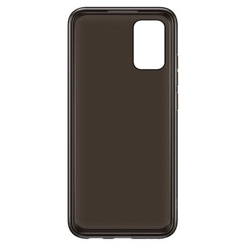 Fedél / Cover for Samsung Galaxy A02s fekete buborékfólia Eredeti átlátszó borító