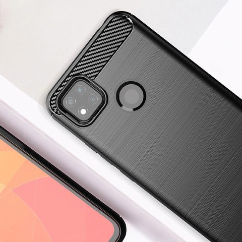 Obal / kryt pre Xiaomi Redmi 9C čierny - Forcell Carbon