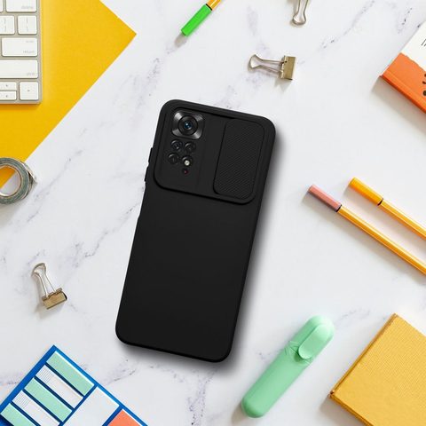 Obal / kryt na Xiaomi Redmi Note 11 4G / 11S černý - SLIDE Case