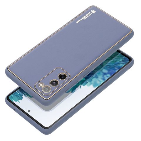 Obal / kryt na Samsung Galaxy A35 5G modrý - Forcell LEATHER