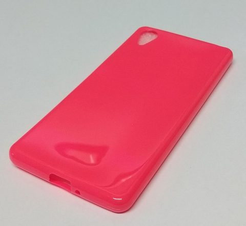 Obal / kryt na Sony Xperia X růžový - Jelly Bright 0,3mm