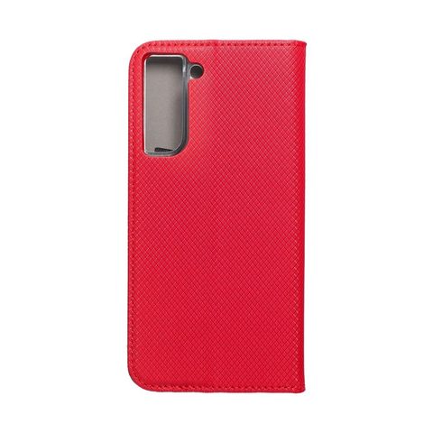 Puzdro / obal na Samsung Galaxy S21 FE červené - kniha Smart Case